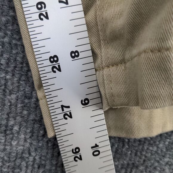 Dockers Mens Chino Shorts Tan Size 30 Cotton Slash Pockets Belt Loops - Picture 5 of 12